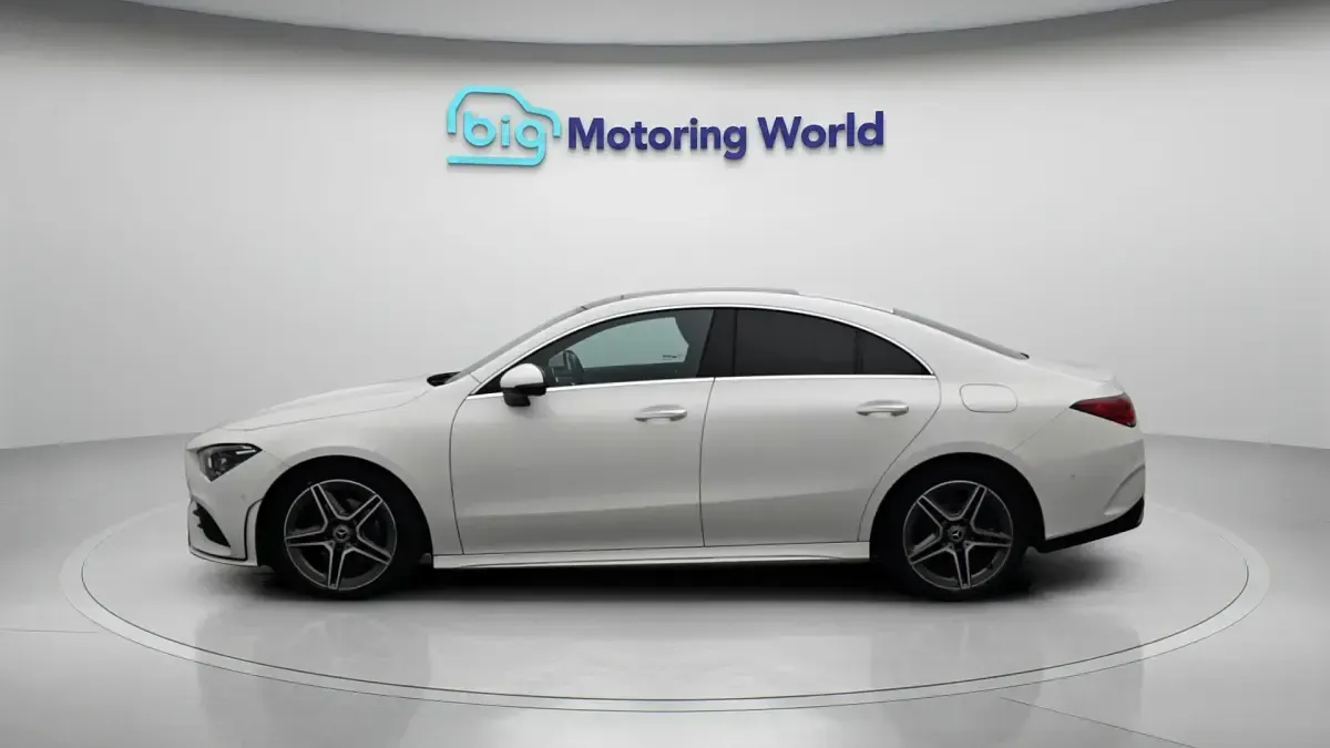 Used Mercedes CLA180 AMG line 136 HP (100 kW) 2021 White Coupe