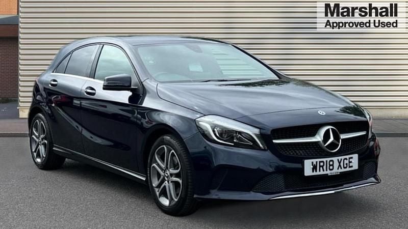 Blue Used 2018 Mercedes A200 Sport Edition Hatchback | £13,978 (Good price) - Image 1/4