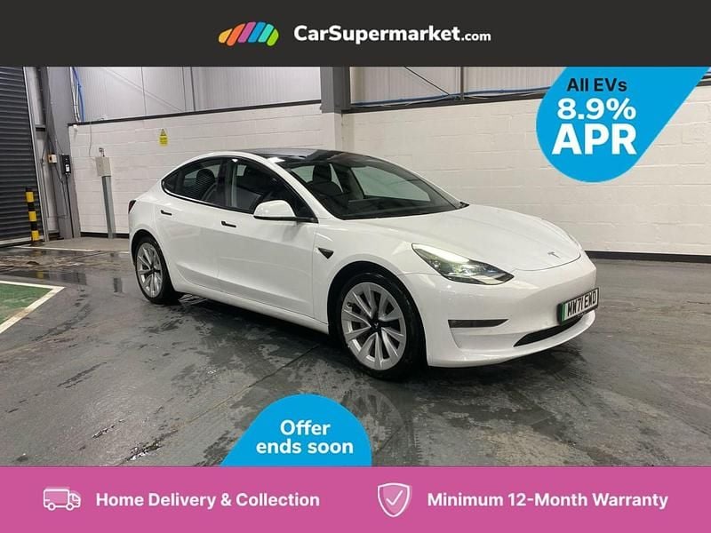 White Used 2021 Tesla Model 3 Long Range AWD Sedan | £23,347 (A bit pricey) - Image 1/3