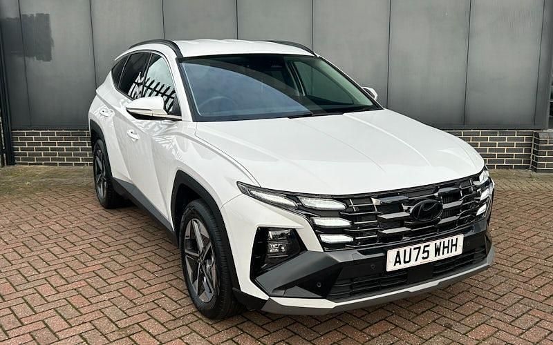 New Hyundai Tucson Premium 160 HP (117 kW) 2025 Atlas white SUV