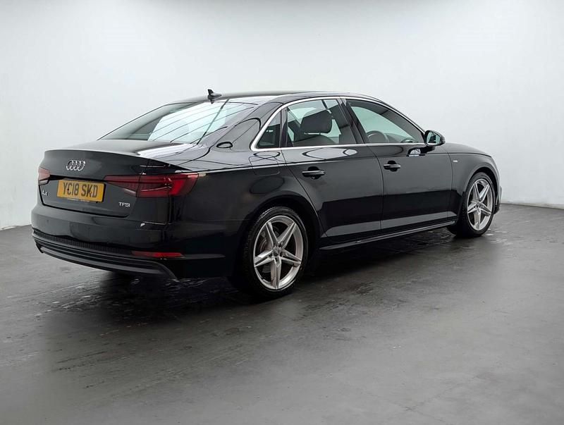 Used Audi A4 S-Line 150 HP (110 kW) 2018 Black Sedan