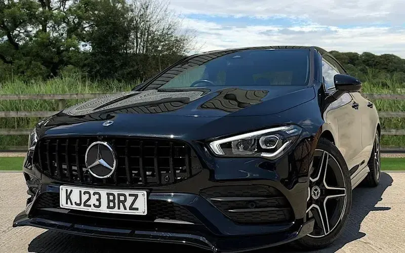 Used Mercedes CLA180 AMG line 136 HP (100 kW) 2022 Black Coupe