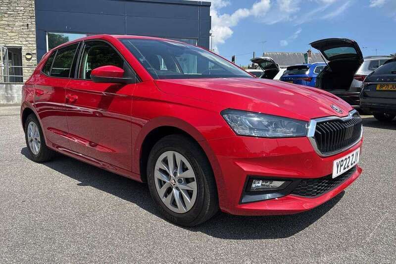 Red Used 2022 Skoda Fabia Comfort Hatchback | £13,495 (Fair price) - Image 1/4