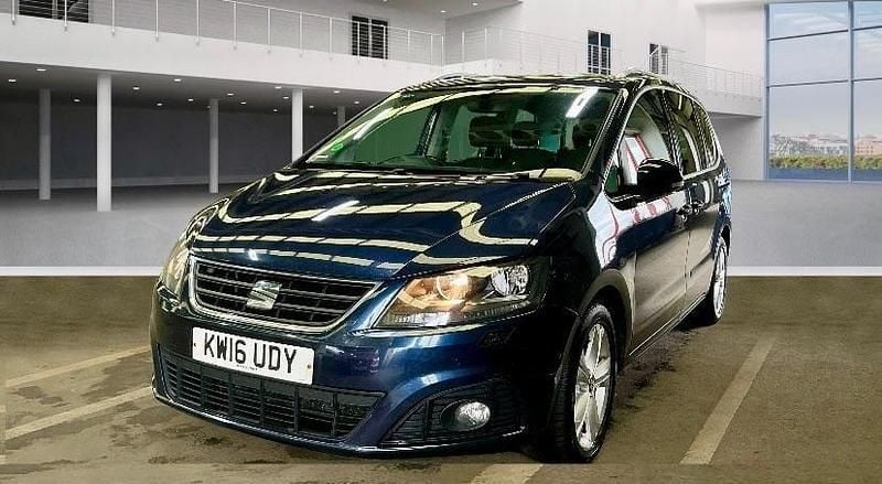 Blue Used 2016 Seat Alhambra SE MPV | £8,600 (A bit pricey) - Image 1/4
