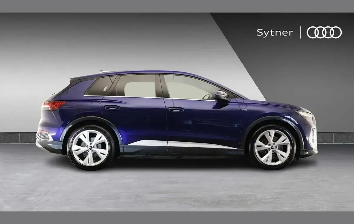 Used Audi Q4 e-tron S-Line 150 kW (204 HP) 2021 Blue SUV