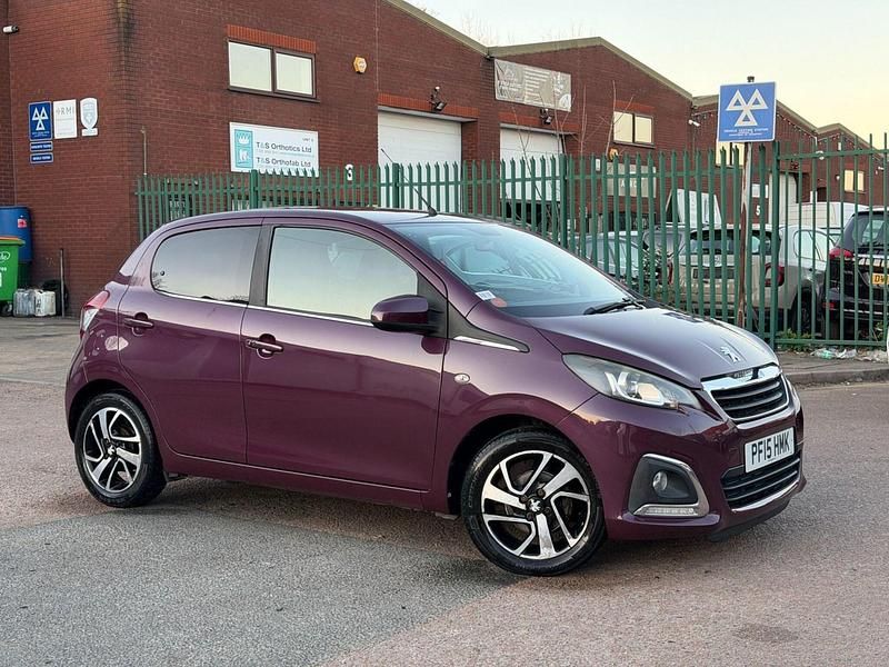 Used Peugeot 108 Allure 82 HP (60 kW) 2015 Mauve/purple Hatchback