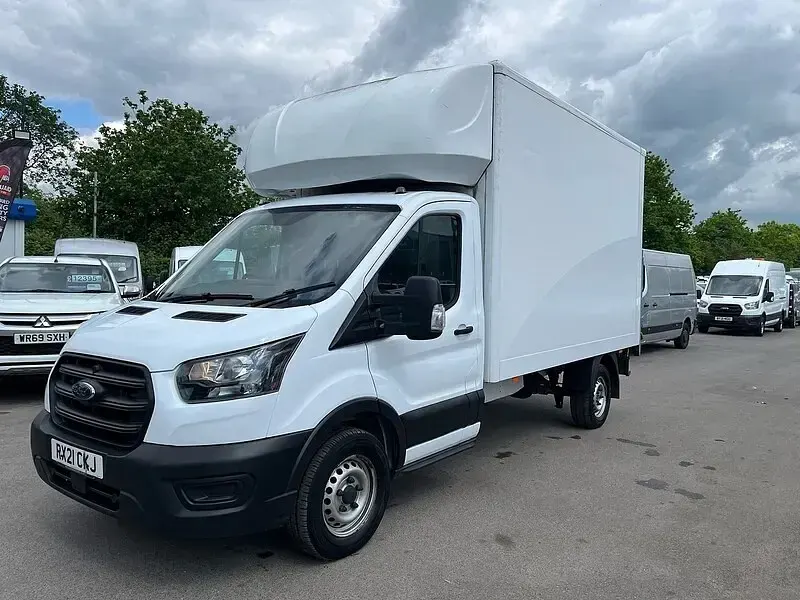 Used Ford Transit S 130 HP (95 kW) 2021 White Cabriolet