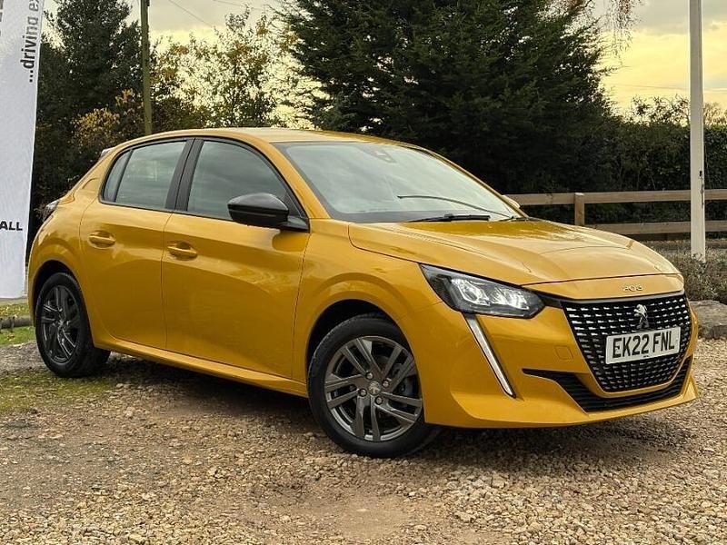 Yellow Used 2022 Peugeot 208 Active Premium Hatchback | £11,300 (Good price) - Image 1/4
