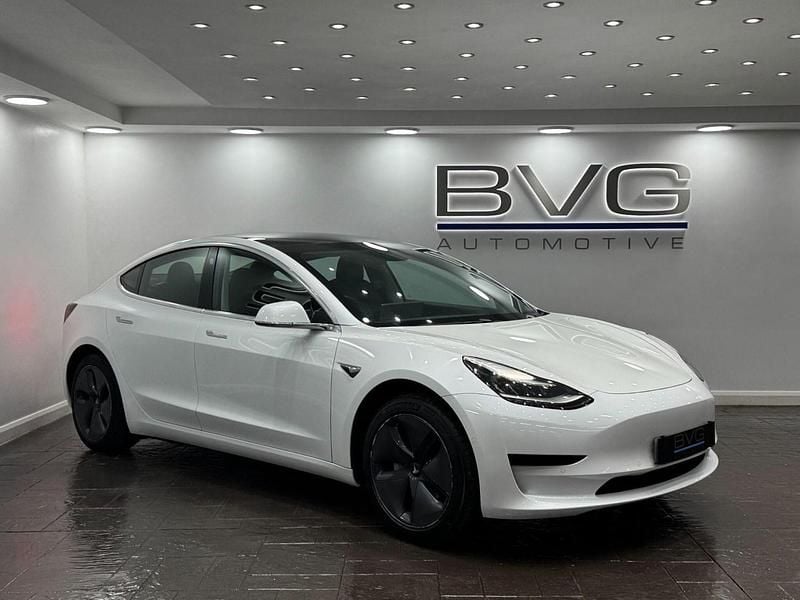 Used Tesla Model 3 Standard Range 366 kW (498 HP) 2020 White Sedan
