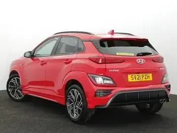 Used Hyundai Kona N Line 120 HP (88 kW) 2021 Red SUV
