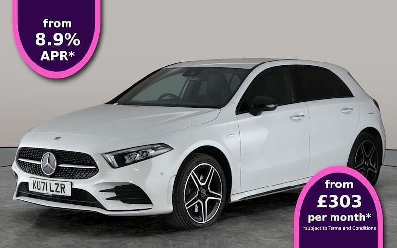 White Used 2021 Mercedes A250 AMG line Hatchback | £20,364 (Fair price) - Image 1/3