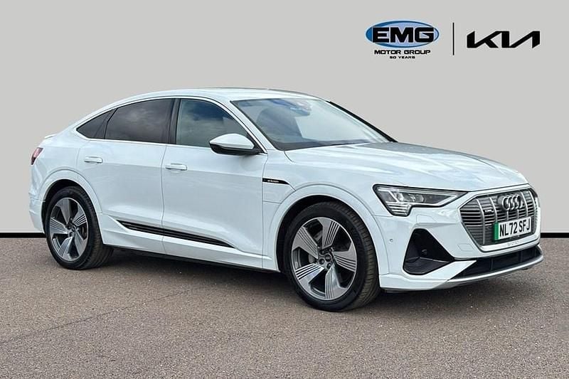 White Used 2022 Audi e-tron Sportback S-Line SUV | £23,195 (Super price) - Image 1/1