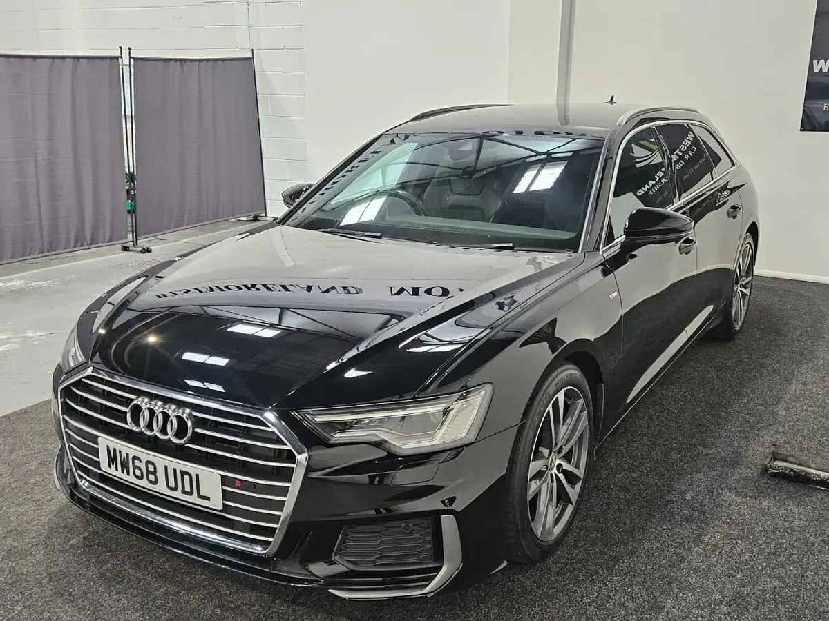 Used Audi A6 S-Line 204 HP (150 kW) 2018 Black Estate