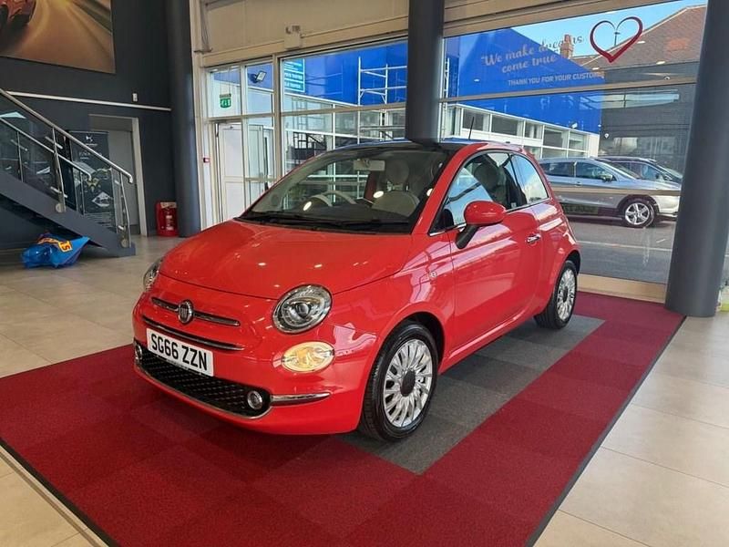 Used Fiat 500 Lounge 2016 Pink Hatchback