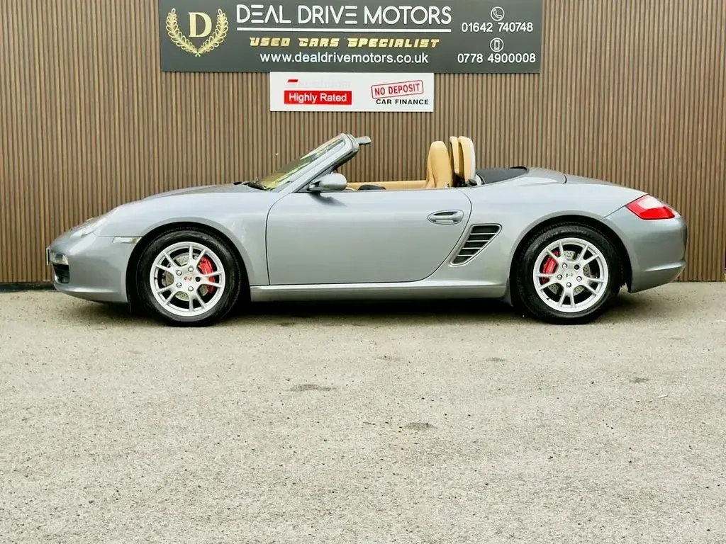 Used Porsche Boxster 240 HP (176 kW) 2005 Grey Cabriolet