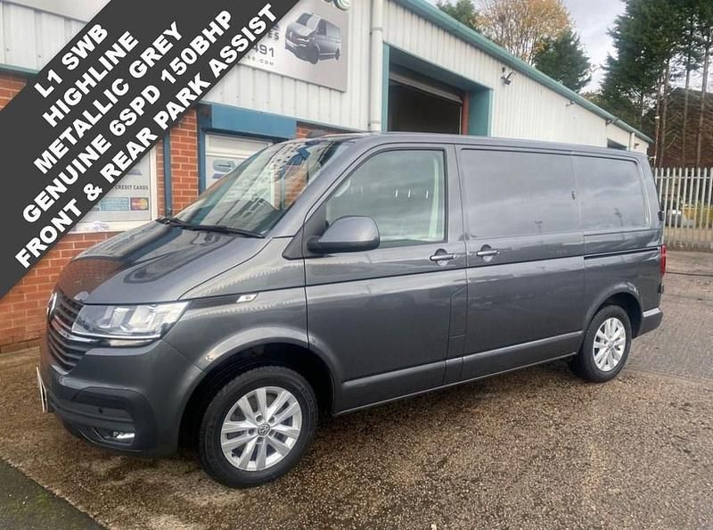 Used VW T6.1 Highline 150 HP (110 kW) 2021 Grey Van