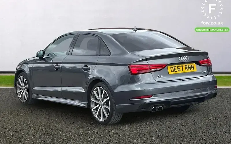 Used Audi A3 Black Edition 150 HP (110 kW) 2017 Grey Sedan