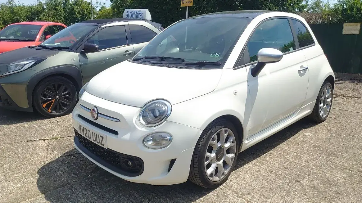 Used Fiat 500 Rock 69 HP (50 kW) 2020 White Hatchback