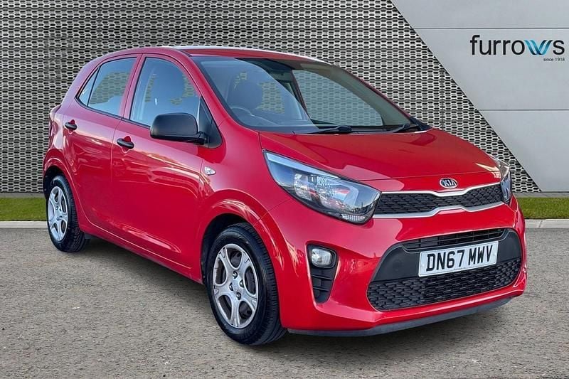 Red Used 2017 Kia Picanto Hatchback | £6,690 (Fair price) - Image 1/4