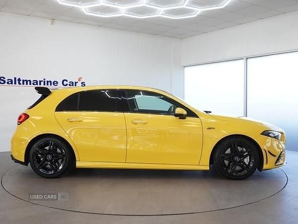 Used Mercedes A35 AMG Premium Plus 2020 Yellow Hatchback