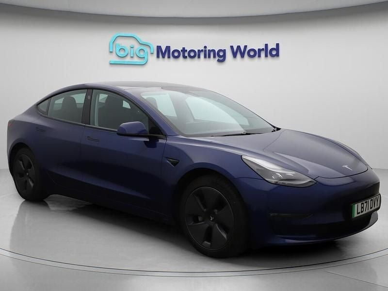 Blue Used 2021 Tesla Model 3 Long Range AWD Sedan | £18,400 (Fair price) - Image 1/4