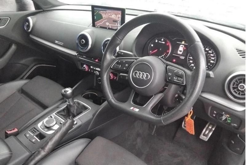 Used Audi A3 Black Edition 2019 Blue Sedan