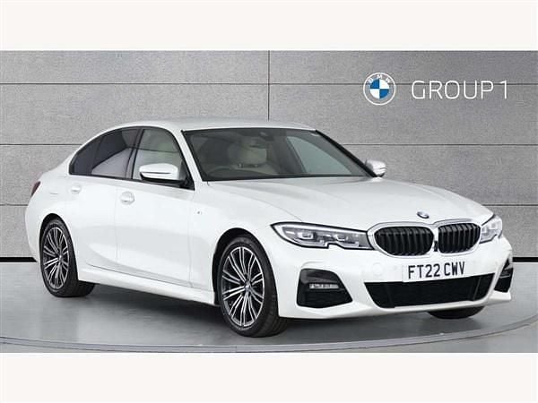 White Used 2022 BMW 320 M Sport Sedan | £24,950 (Good price) - Image 1/4