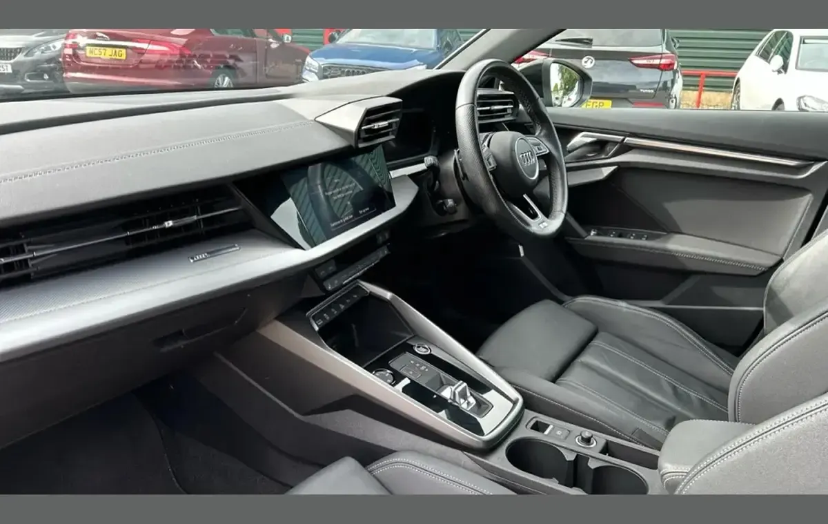 Used Audi A3 S-Line 147 HP (108 kW) 2022 Black Sedan