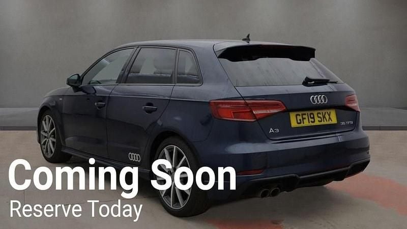 Used Audi A3 Sportback Black Edition 2019 Blue Hatchback