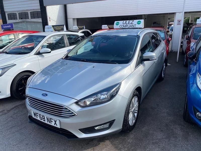 Silver Used 2018 Ford Focus Zetec Estate | £4,295 (Good price) - Image 1/3