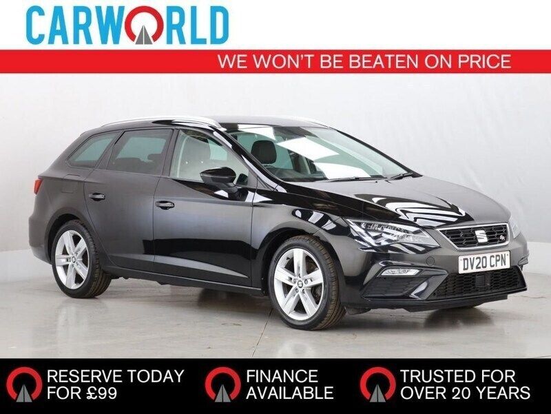 Black Used 2020 Seat Leon FR Estate | £14,400 (Fair price) - Image 1/3