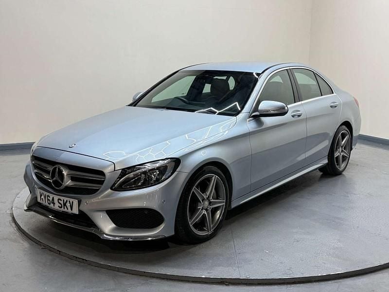 Used Mercedes C250 AMG line 2014 Silver Sedan