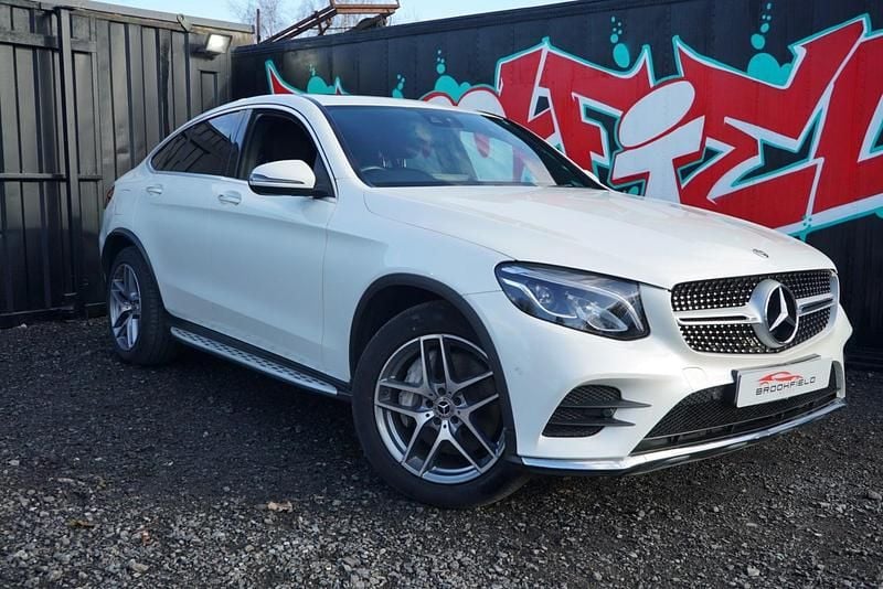 Used Mercedes GLC350 AMG Line Premium Plus 258 HP (189 kW) 2017 White Coupe