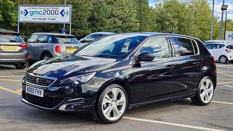 Black Used 2015 Peugeot 308 GT-line Hatchback | £6,895 (Fair price) - Image 1/3