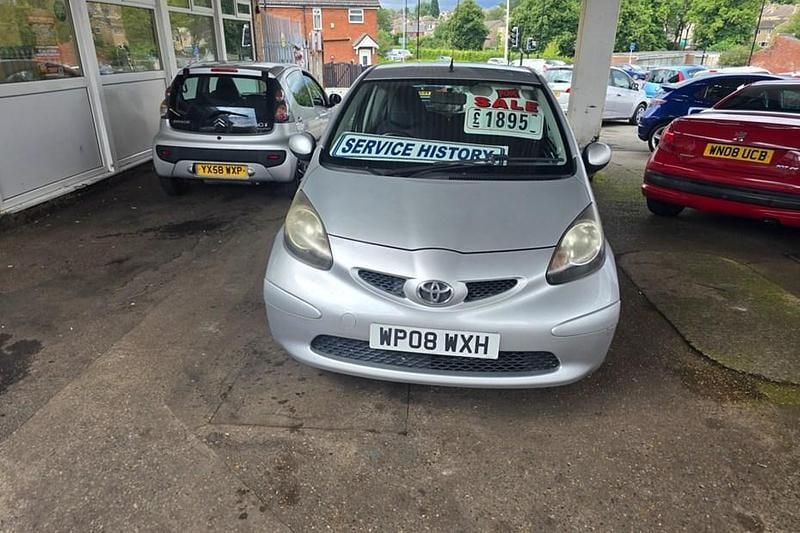 Silver Used 2008 Toyota Aygo Platinum Hatchback | £1,895 (Fair price) - Image 1/1