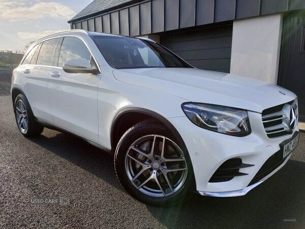White Used 2017 Mercedes GLC220 AMG line Estate | £17,995 (Fair price) - Image 1/4
