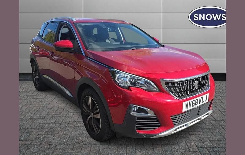 Red Used 2018 Peugeot 3008 Allure SUV | £10,251 (Fair price) - Image 1/4