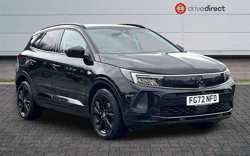 Used Vauxhall Grandland X GS Line 131 HP (96 kW) 2022 Black SUV