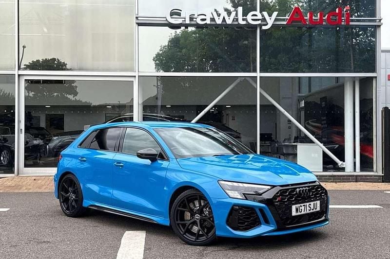 Blue Used 2022 Audi RS3 Sport Hatchback | £44,990 (Fair price) - Image 1/4