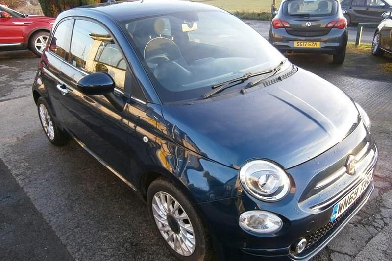 Blue Used 2019 Fiat 500 Lounge Hatchback | £7,995 (Fair price) - Image 1/1