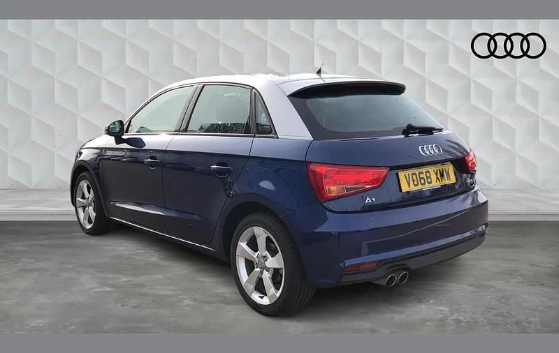 Used Audi A1 Sport 123 HP (90 kW) 2018 Blue Hatchback