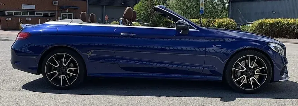 Used Mercedes C43 AMG 2017 Blue Cabriolet