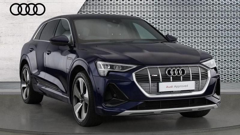Blue Used 2022 Audi e-tron S-Line SUV | £30,292 (Expensive) - Image 1/4