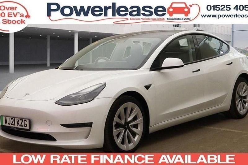 White Used 2021 Tesla Model 3 Long Range Sedan | £19,444 (Good price) - Image 1/1