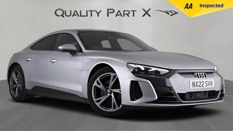 Silver Used 2022 Audi e-tron GT quattro Design Sedan | £36,199 (Super price) - Image 1/4