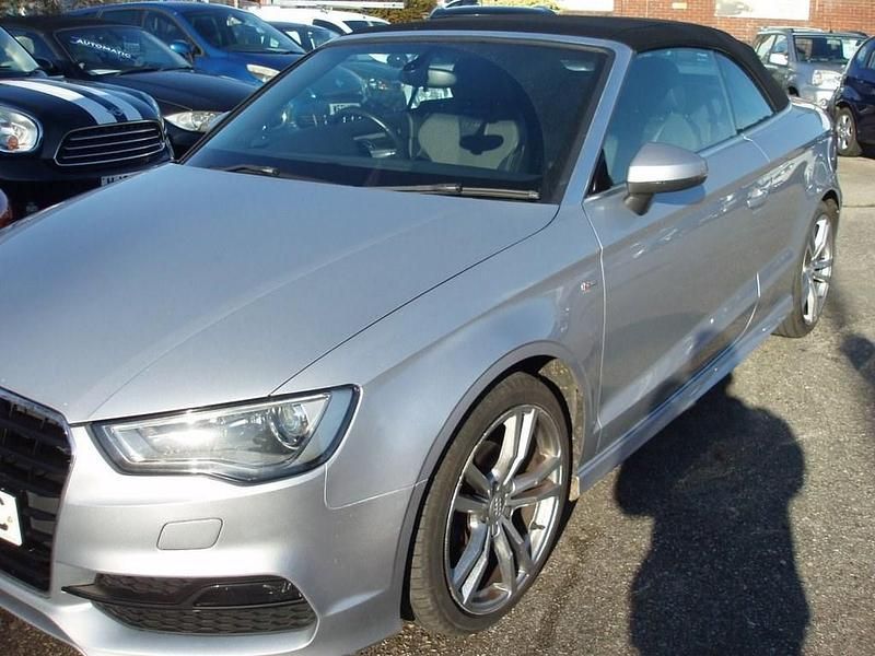 Silver Used 2015 Audi A3 Cabriolet S-Line Cabriolet | £7,695 (Fair price) - Image 1/3
