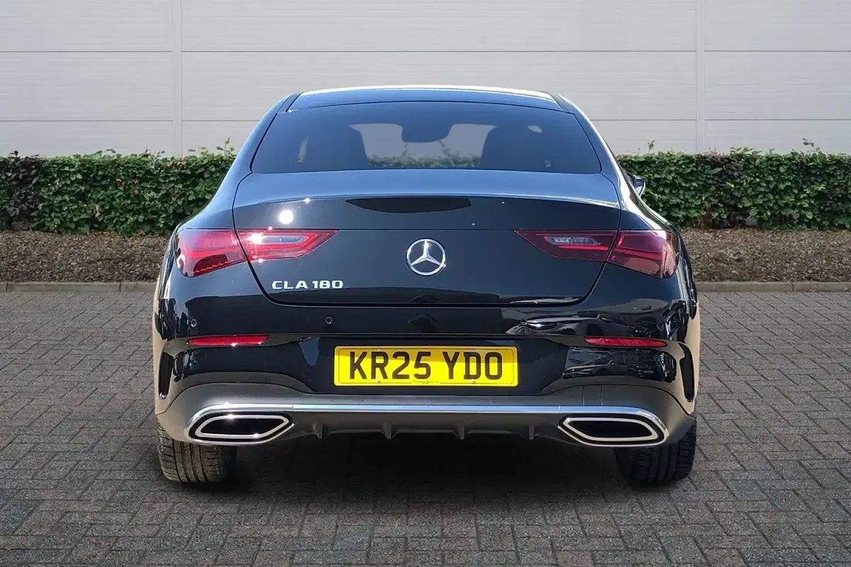 Used Mercedes CLA180 AMG Line Premium 136 HP (100 kW) 2025 Cosmos black metallic Coupe