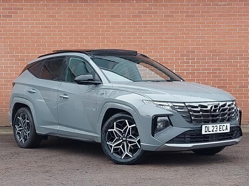 Grey Used 2023 Hyundai Tucson N Line SUV | £26,698 (Expensive) - Image 1/4