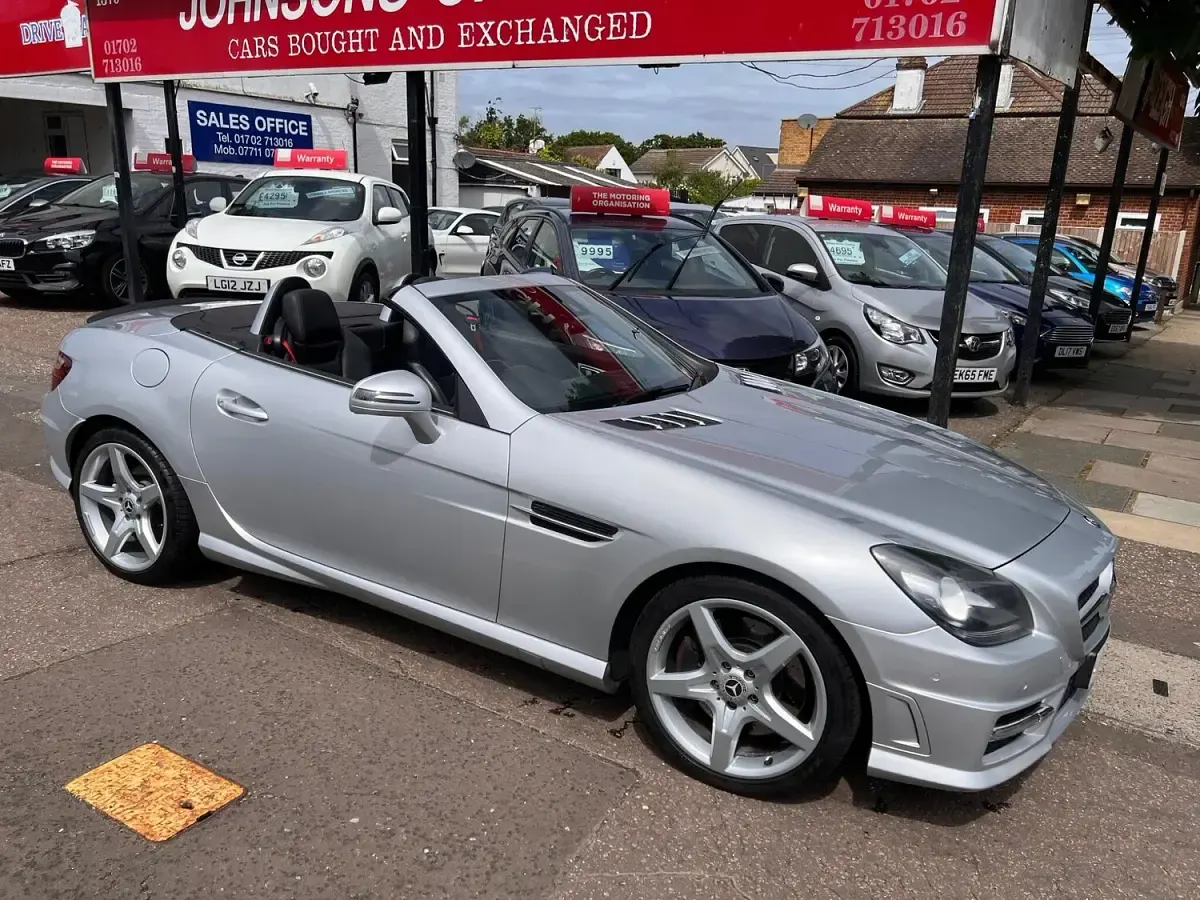 Used Mercedes SLK200 AMG 2011 Silver Cabriolet