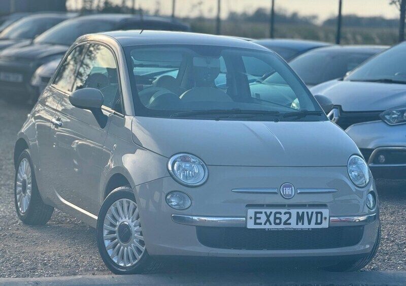 Brown Used 2012 Fiat 500 Lounge Hatchback | £2,390 (A bit pricey) - Image 1/4
